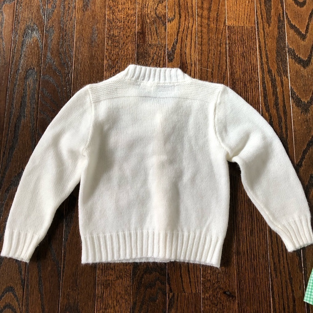 Vintage Florence Eiseman Girls 2T Cherries Sweater w/Green/White Gingham Jumper - Picture 10 of 16